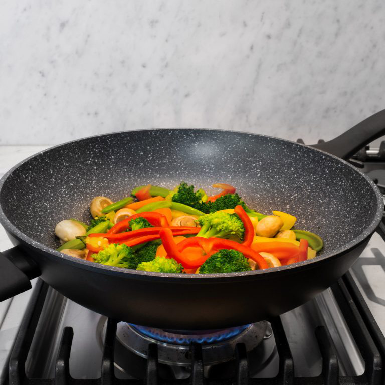 Wok 32 cm carbon steel